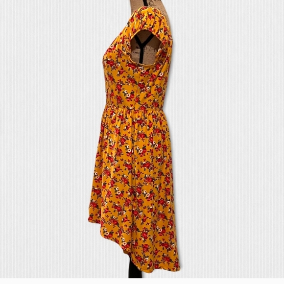 No Boundaries Hi-Low Floral Dress - Picture 2 of 6